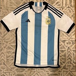 Adidas Argentina Soccer Jersey (Youth Large, 13/14)